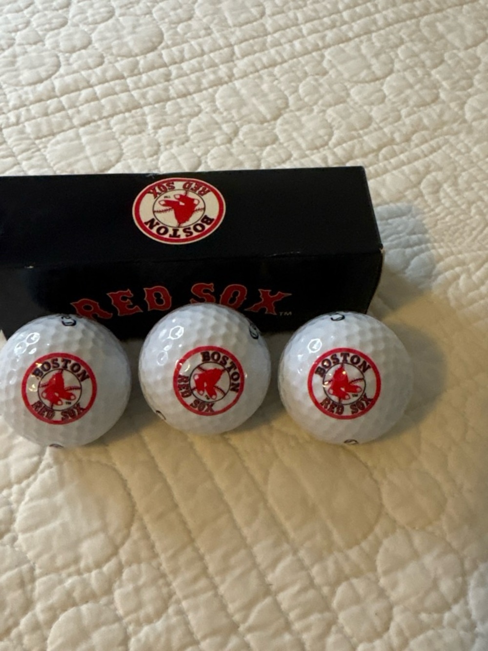 Callaway White and Red Boston Red Sox Logo Golf Balls